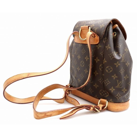 Louis Vuitton Monogram Montsouris MM Backpack Canvas Brown - Picture 2 of 9